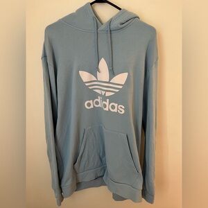 Adidas hoodie | size L | light blue